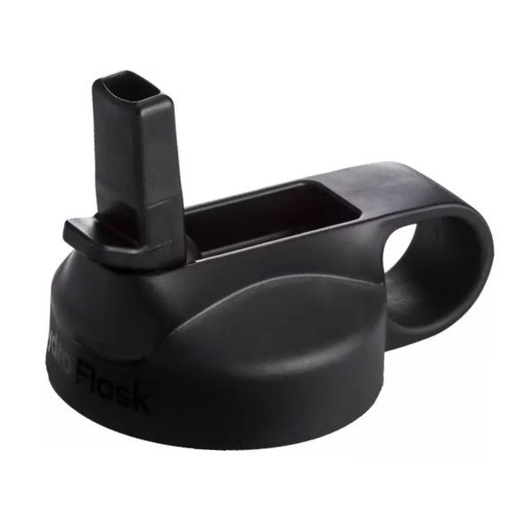 Hydro Flask Wide Mouth Straw Lid & Med Flex Boot Set: Black & Flamingo Pink - Picture 2 of 6